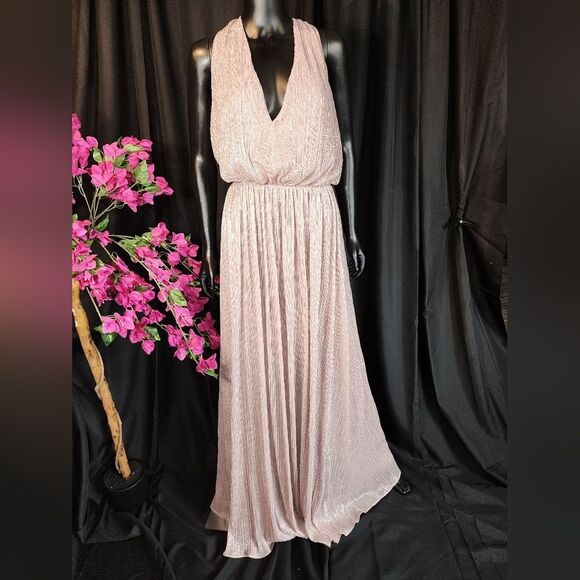 NWT Halston Adler Shimmer Jersey Gown SZ 4 - Picture 10 of 16